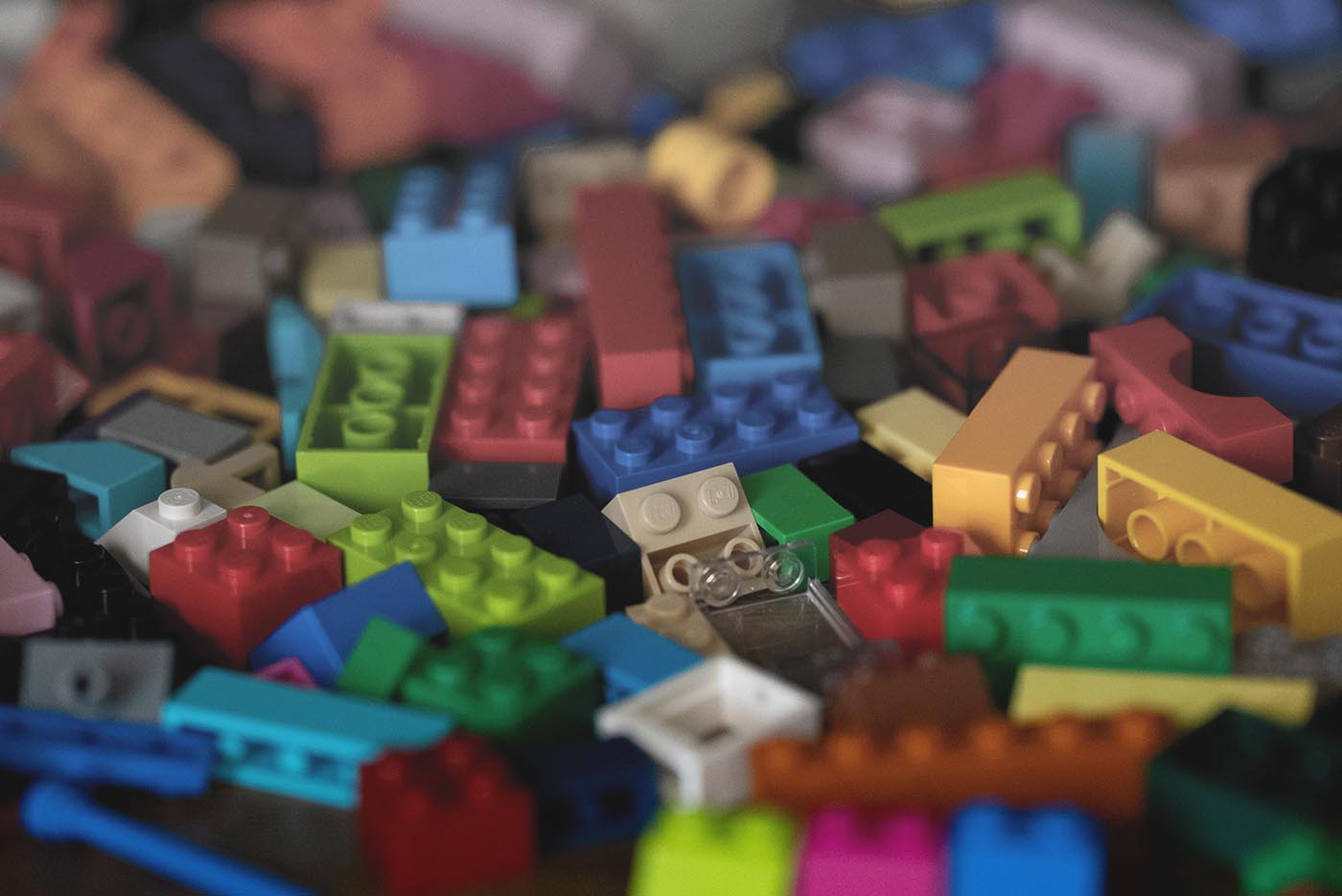 LEGO-forskellige-klodser forskellige løse klodser