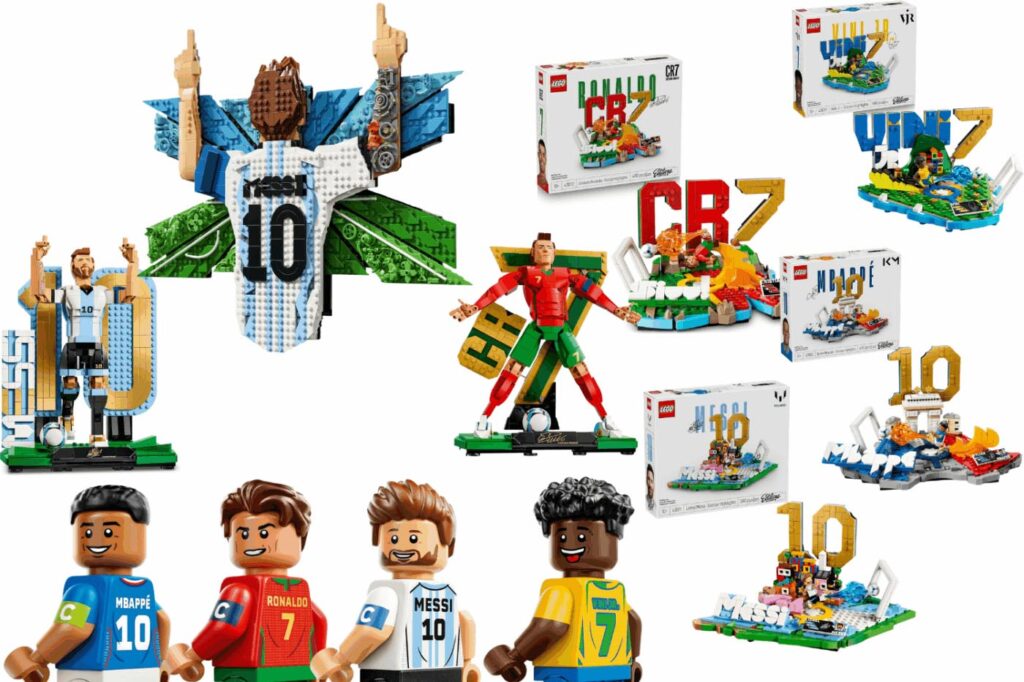 LEGO fodbold sæt og spillere