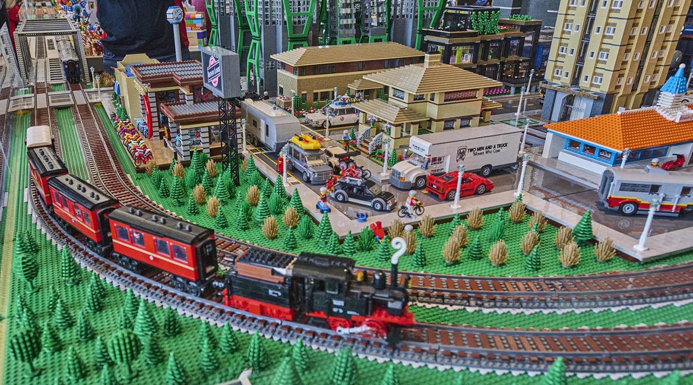 LEGO tog landskab