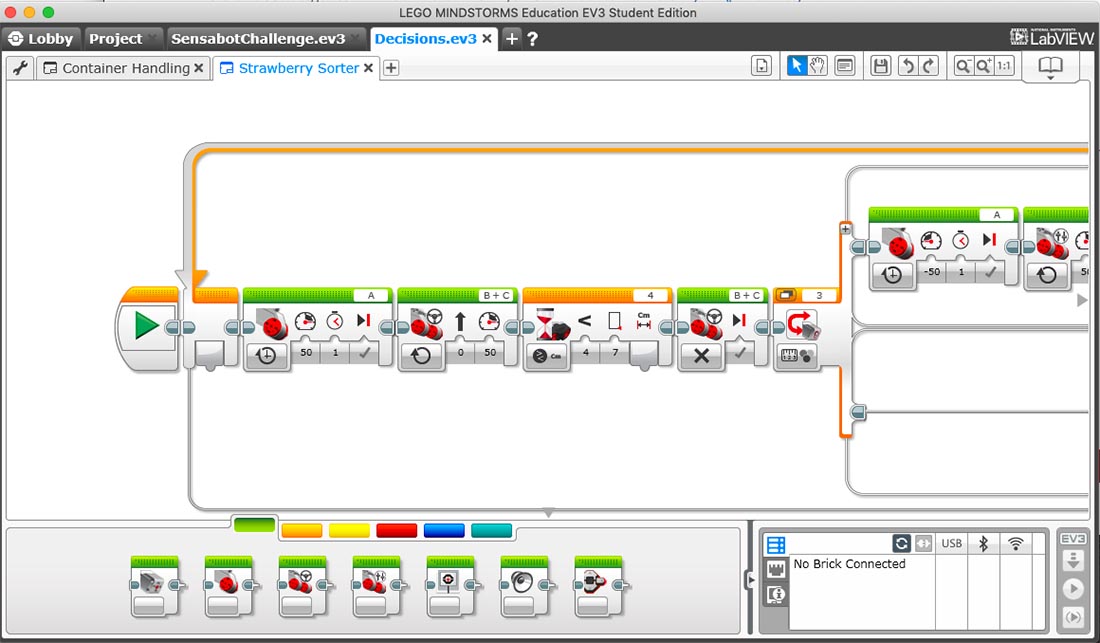 LEGO Mindstorms programmering