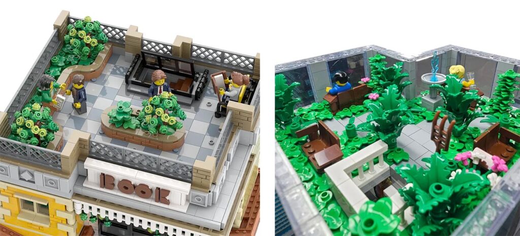 LEGO Modular Building taghave og park