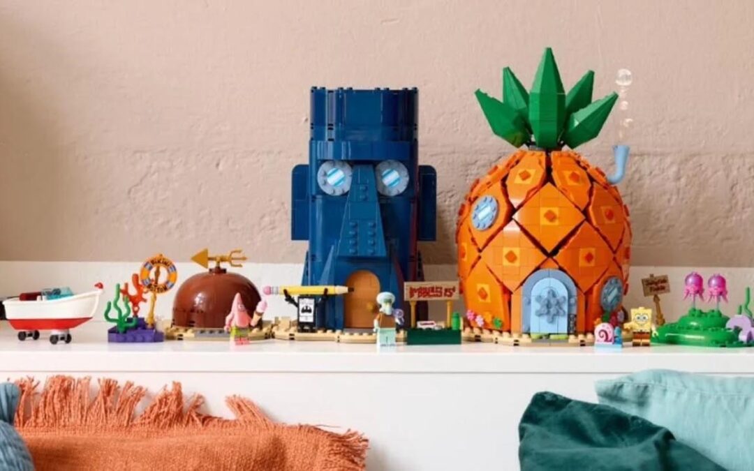 SvampeBob Firkant Bikini Bunden i LEGO
