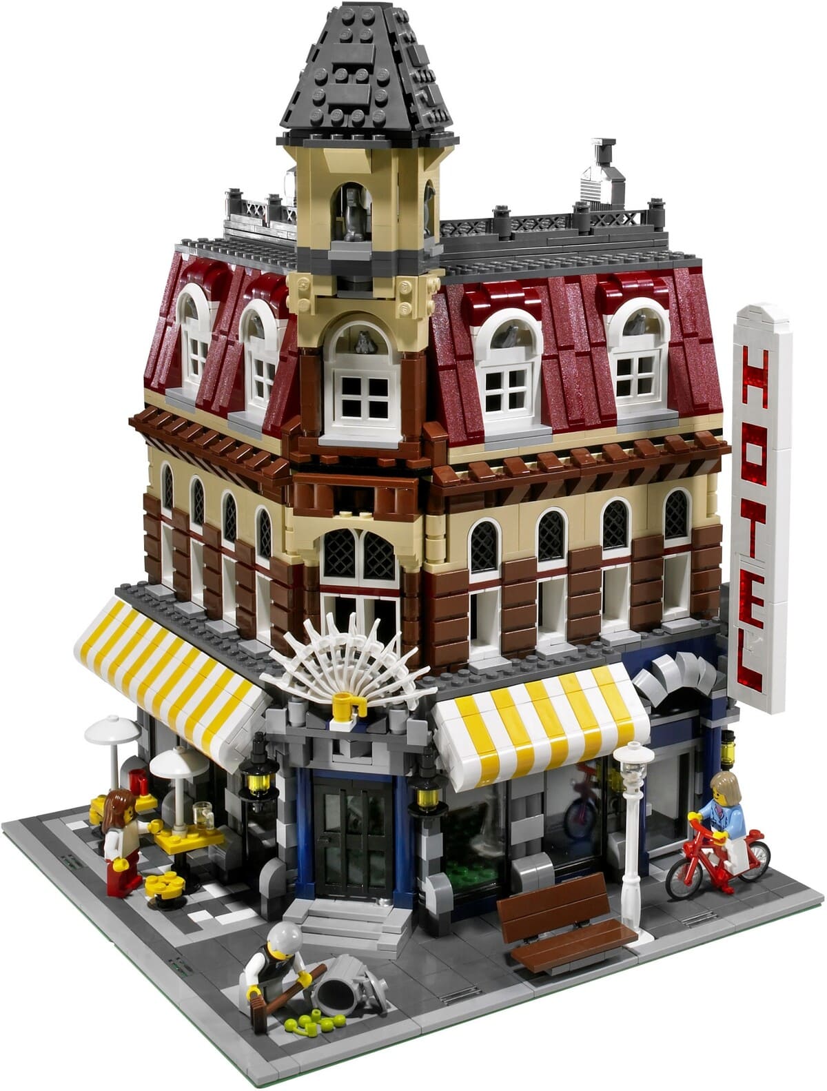 LEGO modular buildings cafe corner