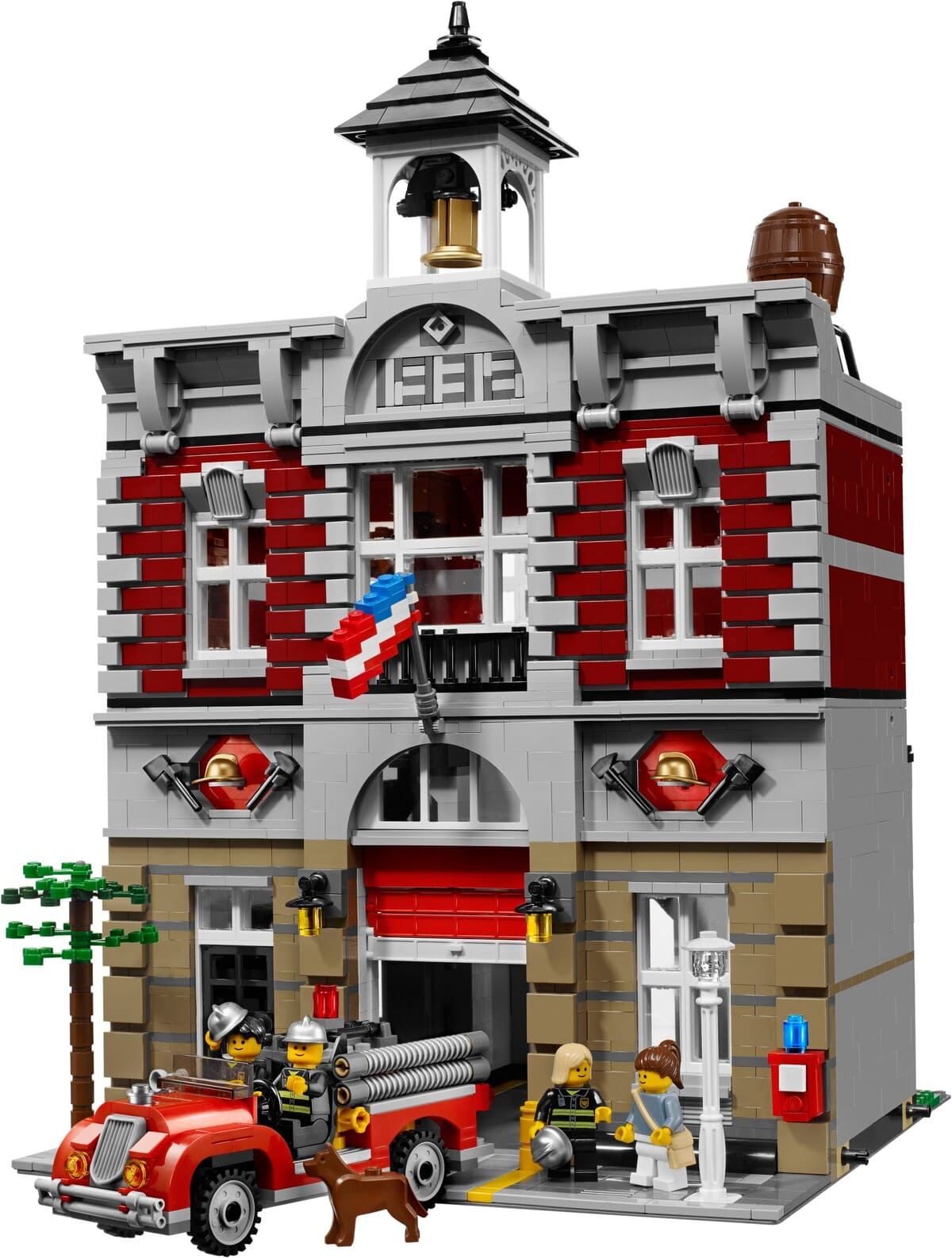 LEGO modular buildings fire brigade