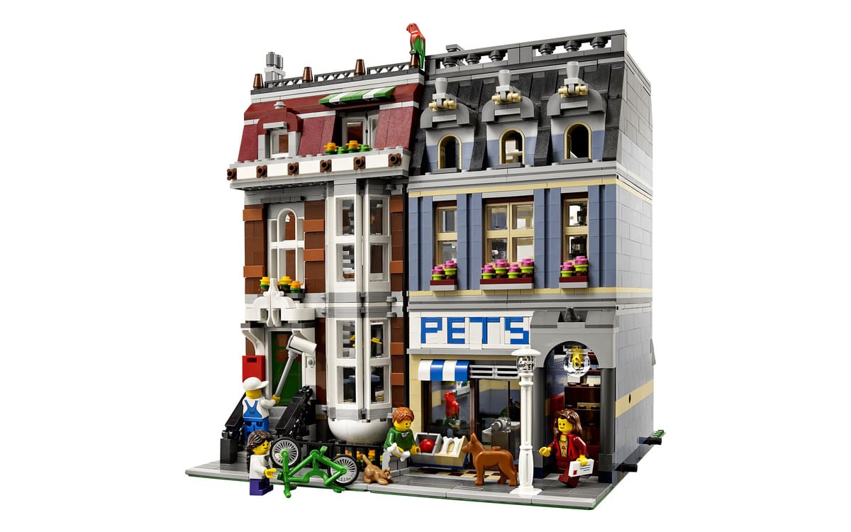 LEGO modular buildings pet shop