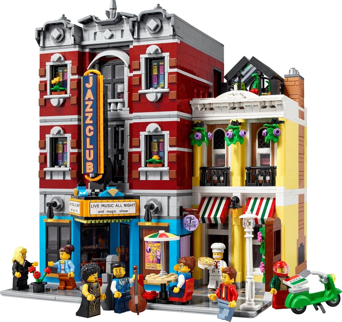 LEGO modular buildings jazz club