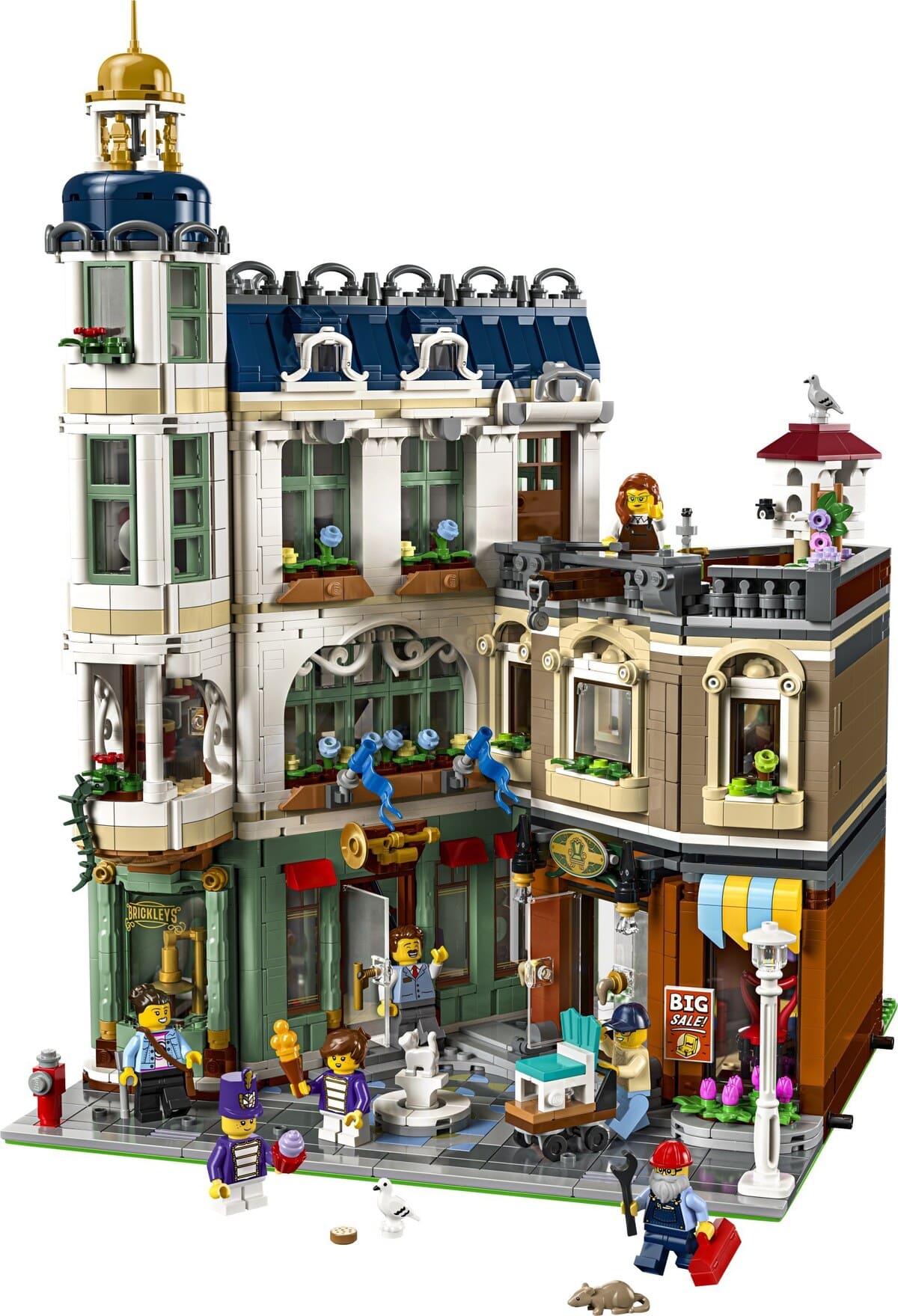 LEGO modular buildings shopping street