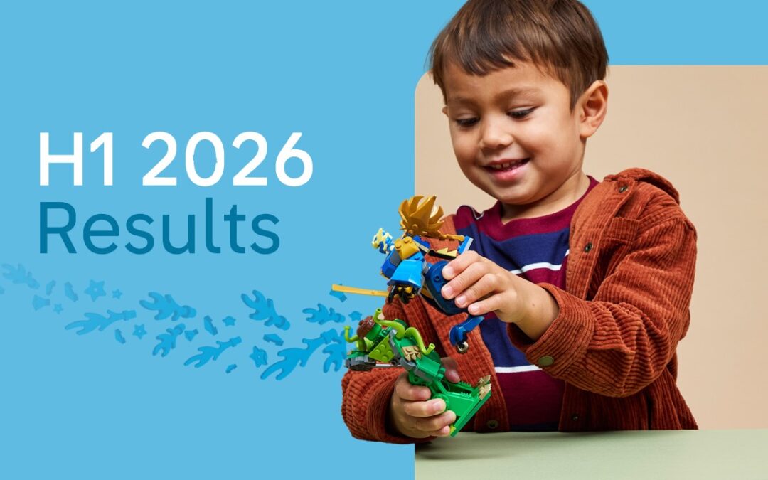 LEGOs omsætninger første halvår 2026