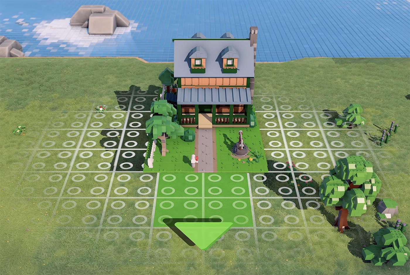 LEGO Skylines grid