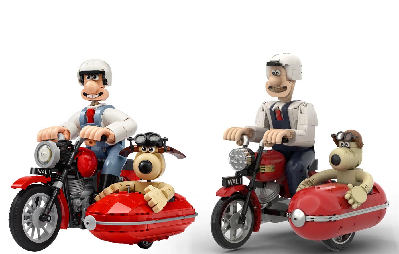 LEGO Walter og Trofast sammenligning