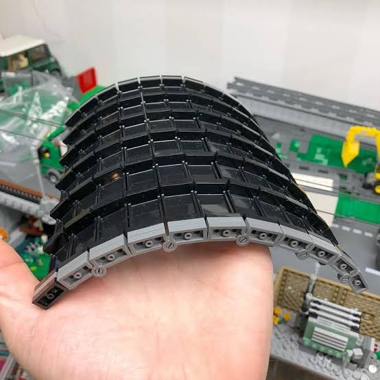 LEGO hængsler på rundt tag