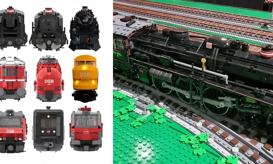 Tag til LEGO tog udstilling